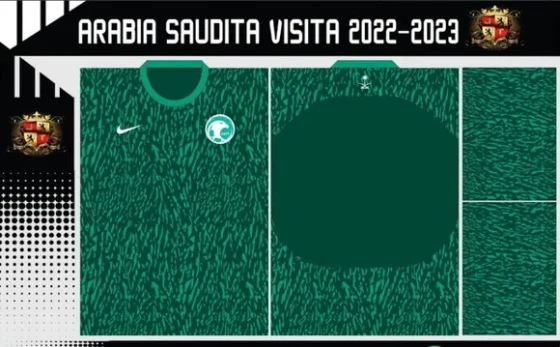 Vetores Camisa Arabia Saudita Visita 2022-2023
