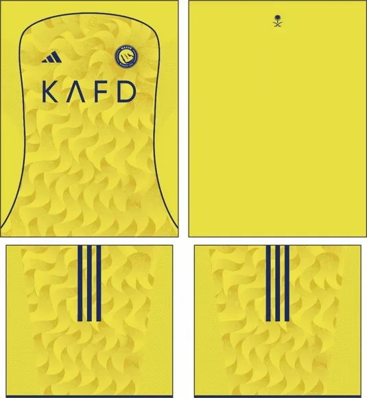 Arte Vetor Camisa Al-nassr Local 2025-2026
