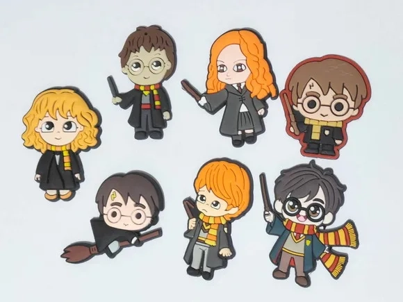 Aplique Harry Potter e Amigos Emborrachado Pct C/6 Unidades