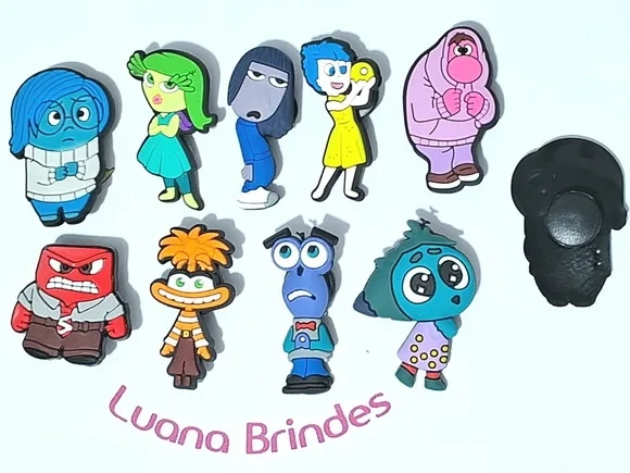 Pins de Crocs Divertidamente 2 Pacote C/9 Unidades