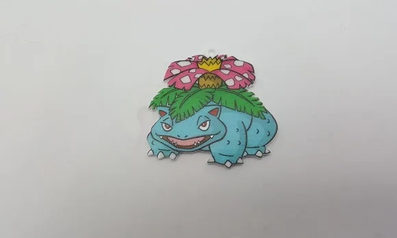 Pingente Pokémon Venusaur em Acrílico UV