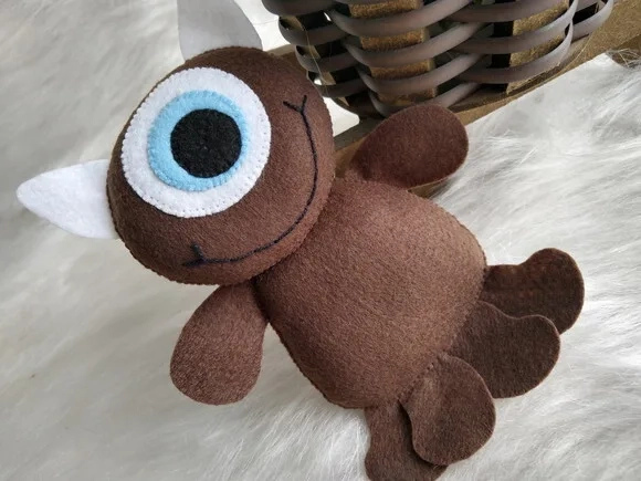 Mascote da Boo Monstros S/a em Feltro
