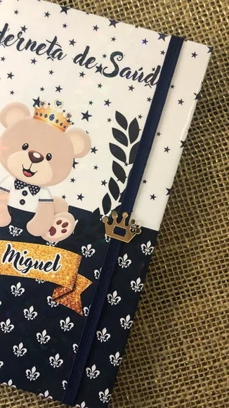 Caderneta de Saúde / Vacinação Personalizada - Ursinho