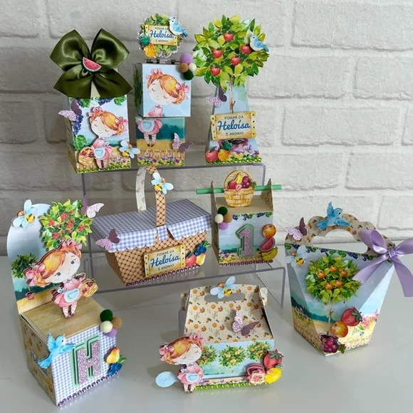 Kit 30 Lembrancinhas Jardim Encantado