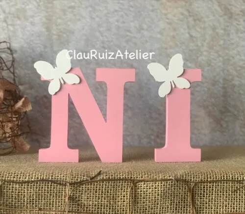 Iniciais Com Borboleta