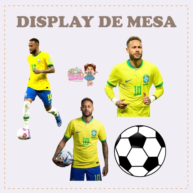 Kit Festa Só Um Bolinho NEYMAR - Decoração de Festa