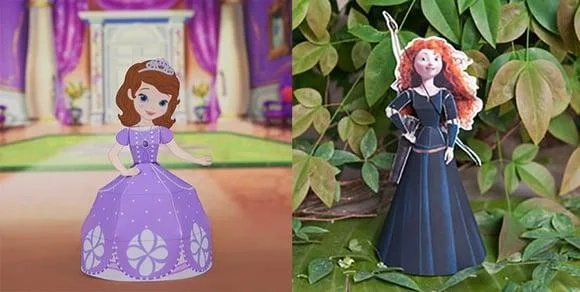 Princesas 3d - Valor Unitário