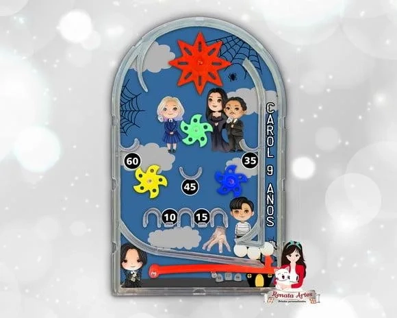 Pinball Fliperama Wandinha