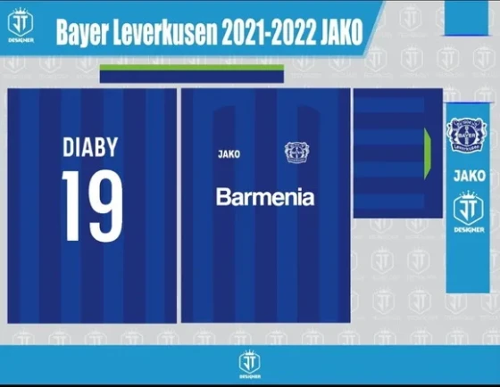 Vetor Camisas do Bayer Leverkusen 2021-2022