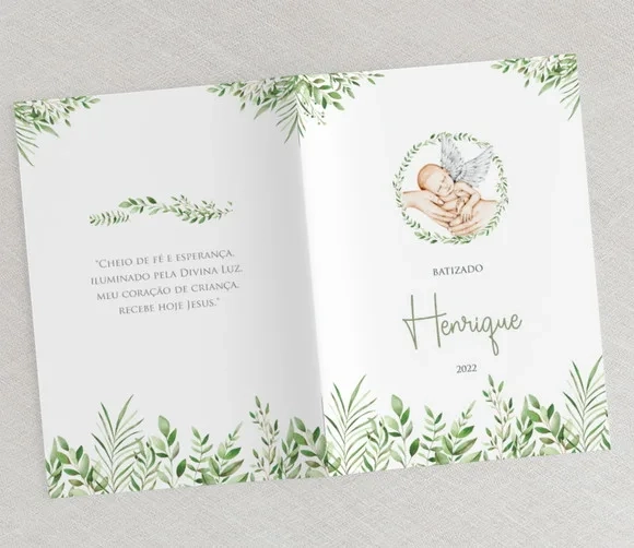Livrinho De Orações Para Batizado - Angel Newborn