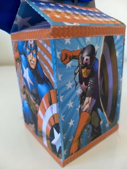 Kit 60 Lembrancinhas Capitão América