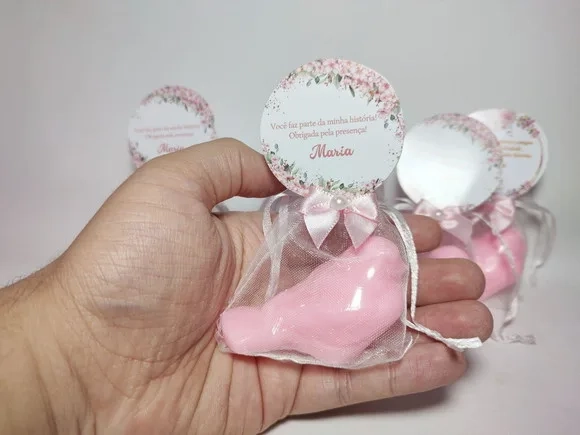 Lembrancinha 70 Anos: Sabonete Passarinho Perfumado