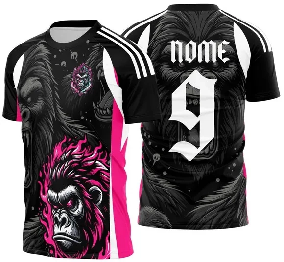 Arte Vetor Camisa Interclasse Gorila Mod-883