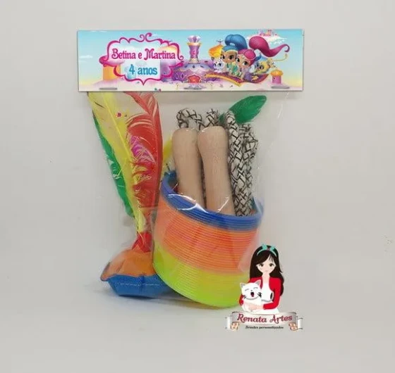 Kit Boa Infância Personalizado Shimmer e Shine