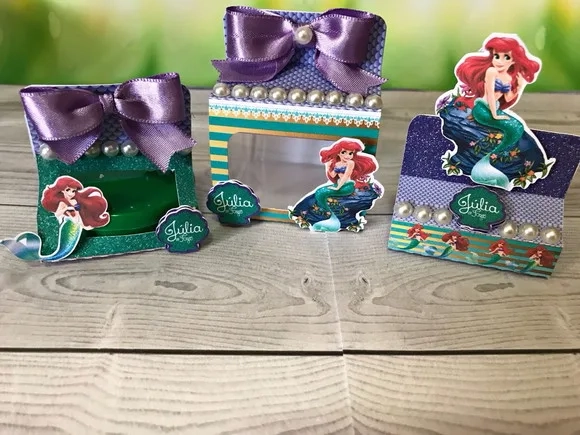Kit 60 Lembrancinhas Ariel