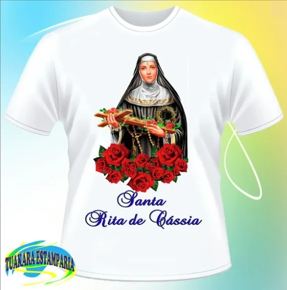 Camiseta Santa Rita de Cássia