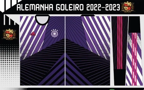 Vetores Camisa Alemanha Goleiro 2022