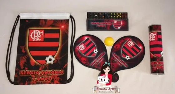 Kit Jogos 3 na Mochila Times de Futebol