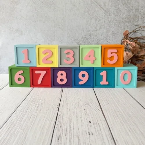 Cubos Mesversário 6x6cm Ts - Bebês