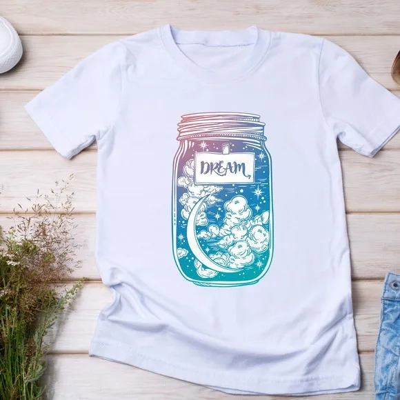 Camiseta Motivacional Dream em Pote Mágico