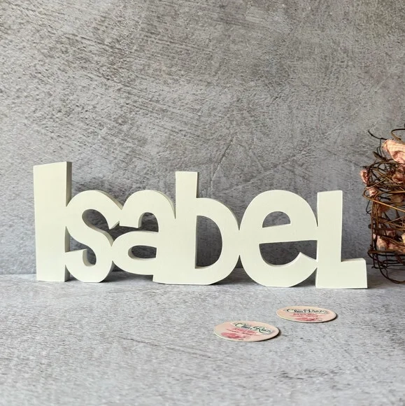 Nome em mdf - Linha Ch - Decoração Bebê e Infantil