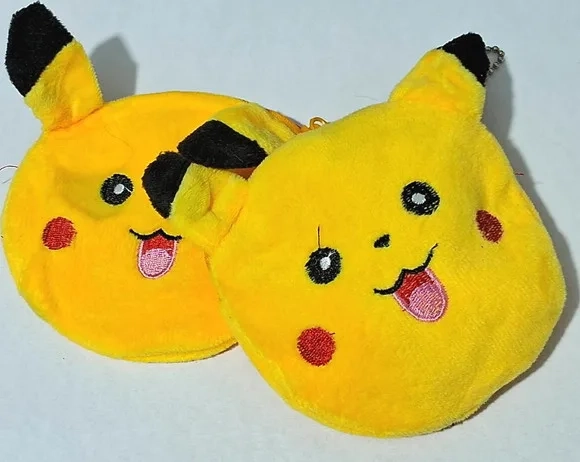 Porta Moeda Pikachu Pokémon 2 Unidades