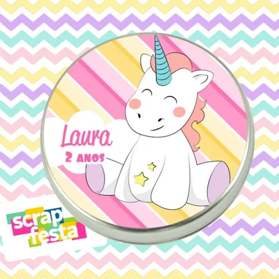 Latinhas Personalizadas Lembrancinhas Festa Unicórnio