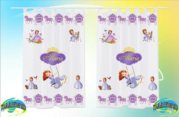 Cortina Personalizada Princesa Sofia