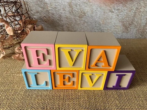 Chá Revelação - Toy Story- Cubos 6x6cm
