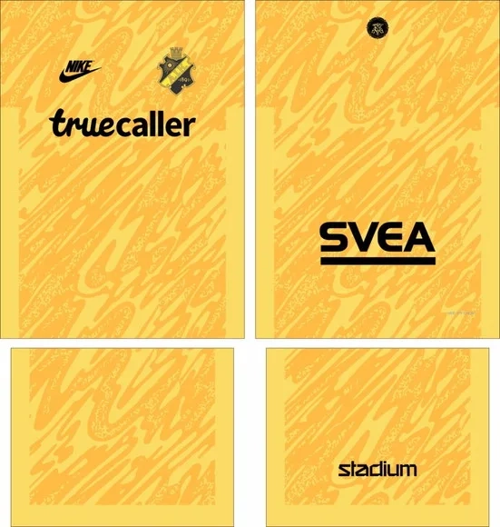Arte Vetor Camisa Aik Goleiro 2025
