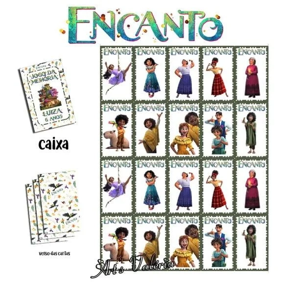 Jogo da Memória Encanto