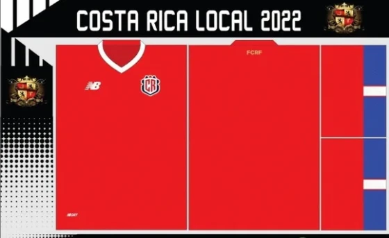 Vetores Camisa Costa Rica Local 2022
