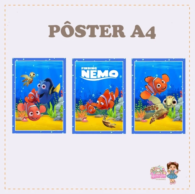 Kit Festa Só Um Bolinho NEMO - Decoração de Festa