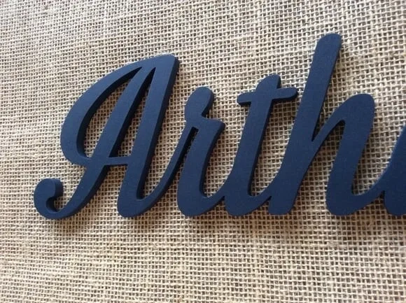 Letras Decorativas Nomes de Parede