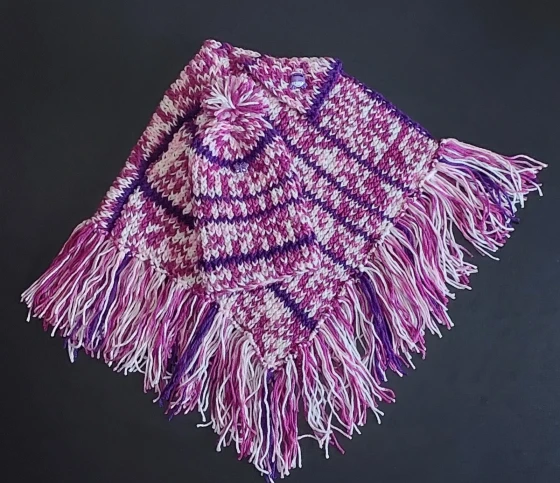 Poncho infantil 1 ano