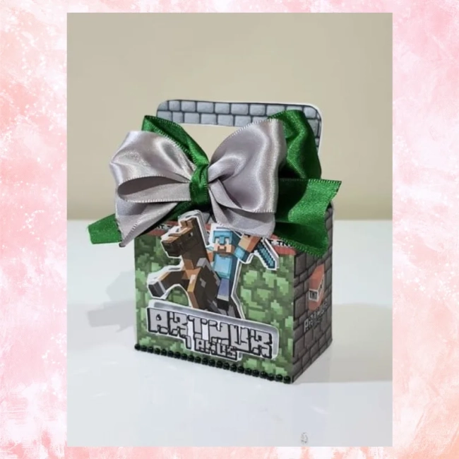 Kit 50 Lembrancinhas para Festa Minecraft