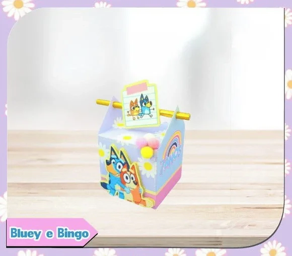 Kit 60 Lembrancinhas Bluey