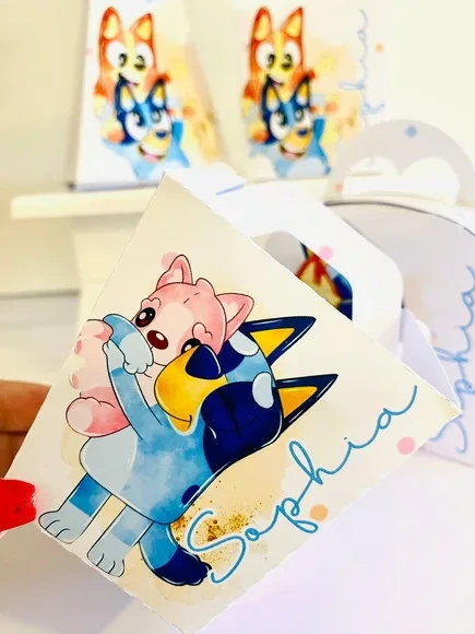 Kit 30 Lembrancinhas Bluey