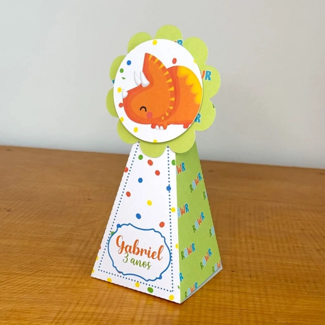 PEGUE E MONTE - Kit Festa DINOSSAURO BABY - Decoração de Festa | Lembrancinhas | Aniversário | Personalizados