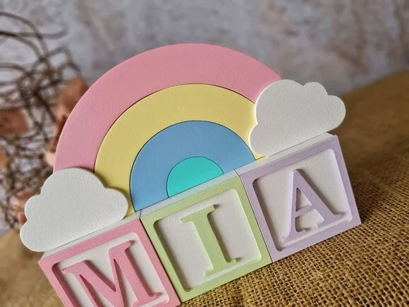 CANDY COLORS - Cubos 6x6cm TS + ARCO ÍRIS.