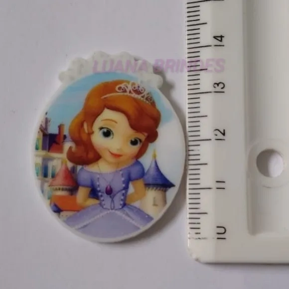 Kit Sofia Aplique e Pingente de acrílico 3 Kits