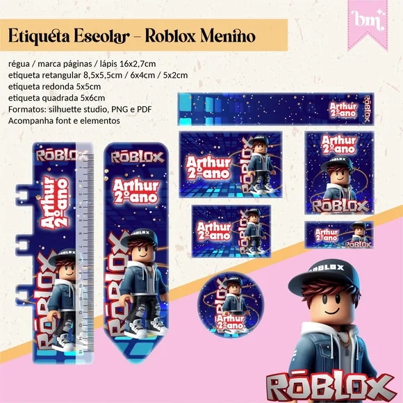 60 Etiquetas Roblox