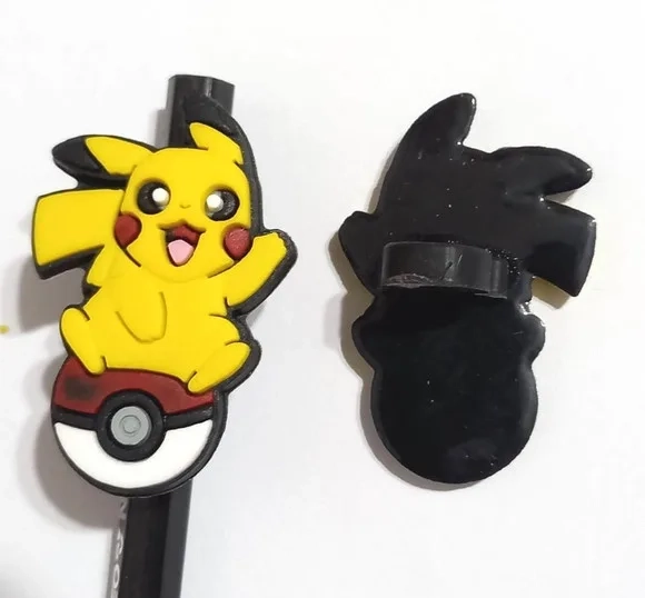 Lapís C/ponteira Pikachu - 4 Unidades