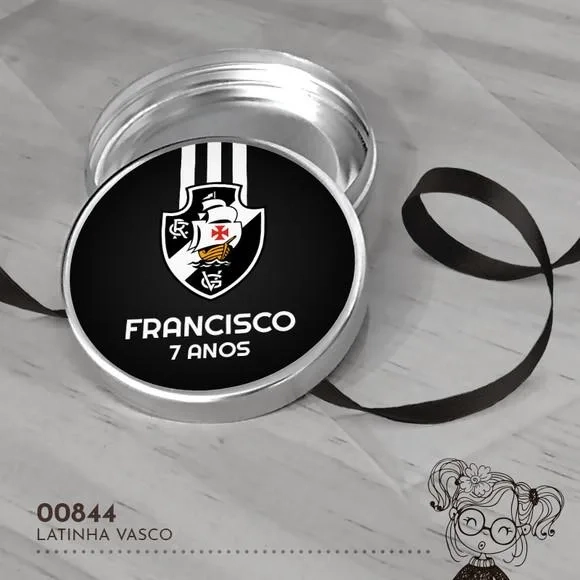 Latinha Adesivada Vasco - 00844