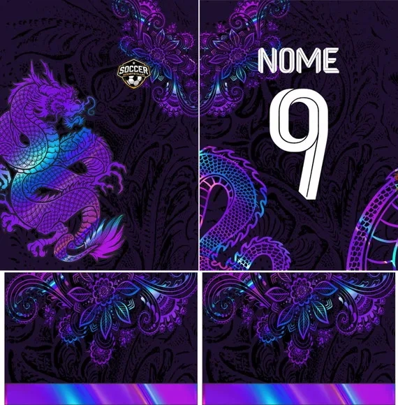 Arte Vetor Camisa Interclasse Dragão 391