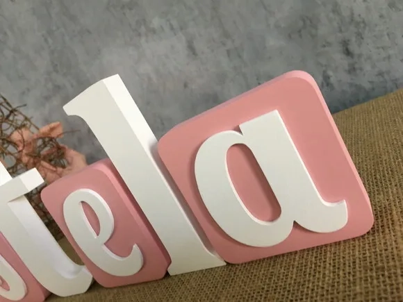 Letras de MDF BLOCOS ESTRELA