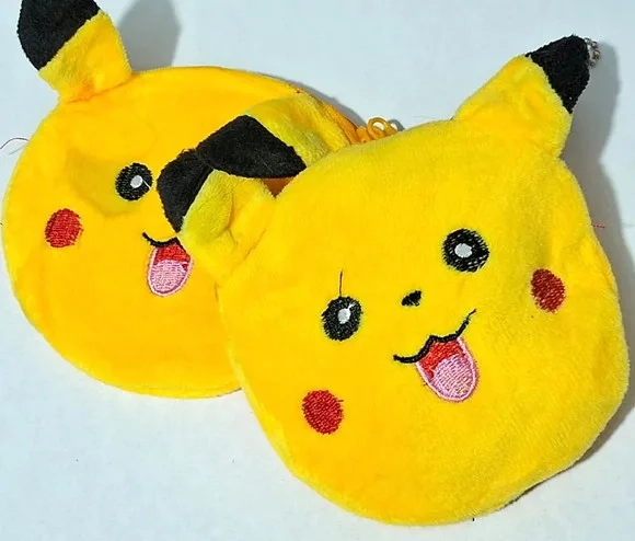 Porta Moeda Pikachu Pokémon 2 Unidades