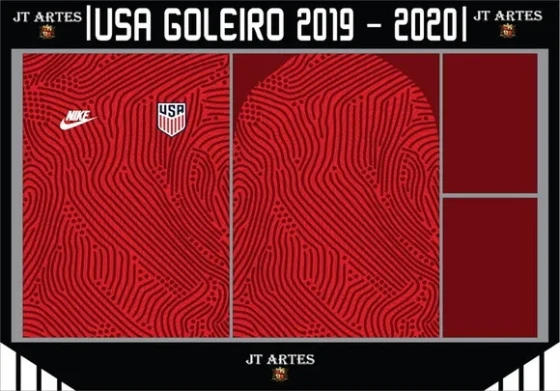 Vetor da Camisa Usa Goleiro 2019 - 2020