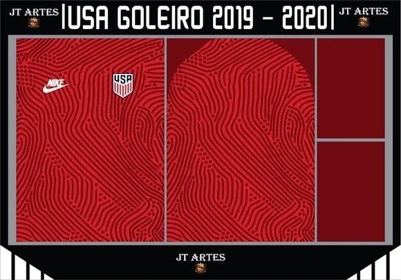 Vetor da Camisa Usa Goleiro 2019 - 2020