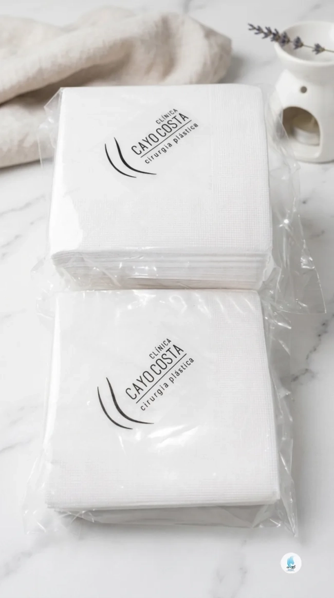 Guardanapo de Papel Coquetel Personalizado com sua Arte